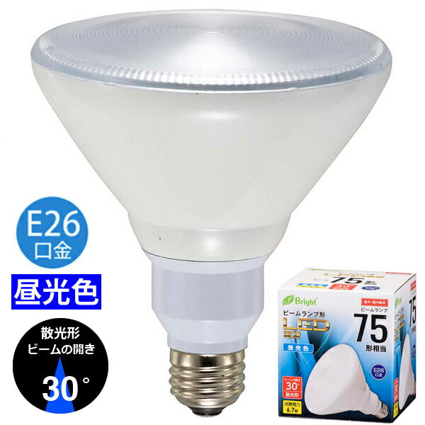 LDR7D-W20/75W LED電球 ビームランプ形 散光形(75形相当/660lm/昼光色/E26)